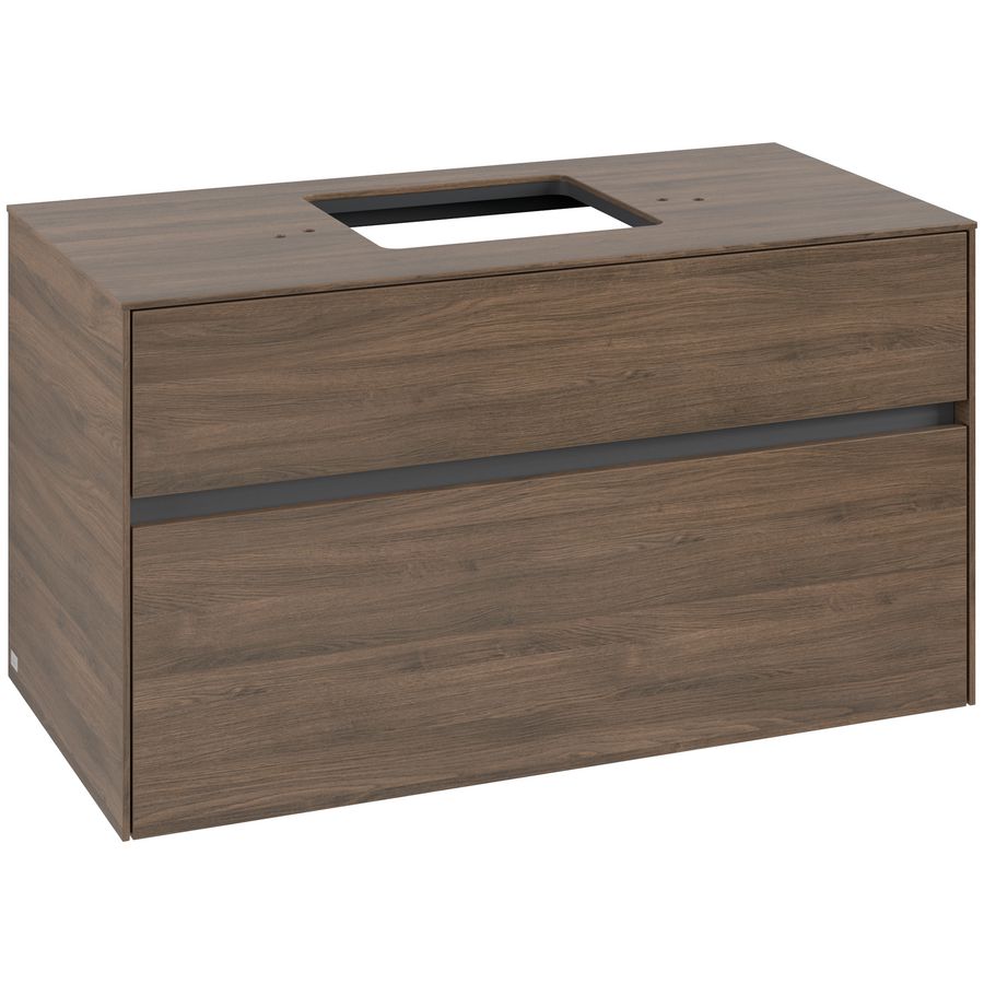 Wastafelonderkast Collaro 1000x548x500mm Ariz.Oak C12500VH