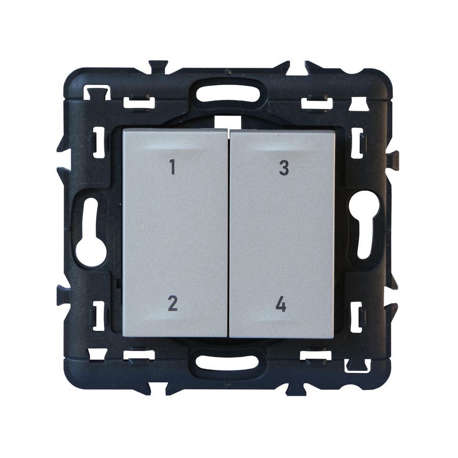 RF bediening batterijloos scenario 4 knop ALU Valena NWN