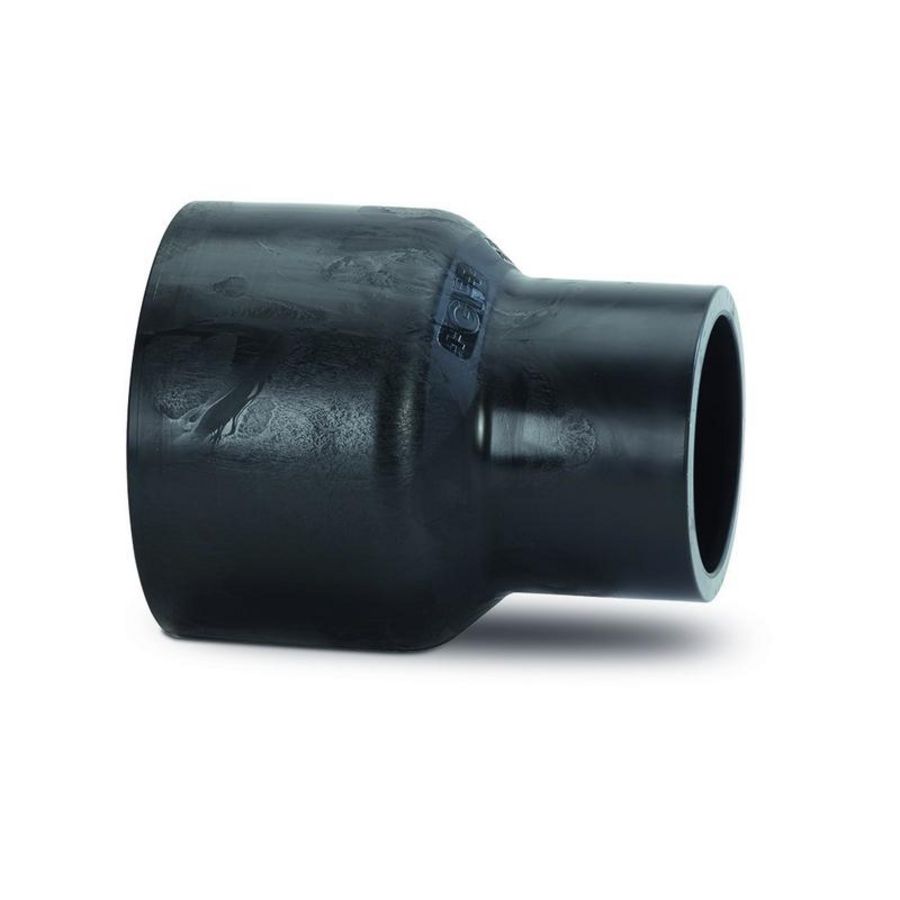 PE100 L verloop 125x90mm PN16
