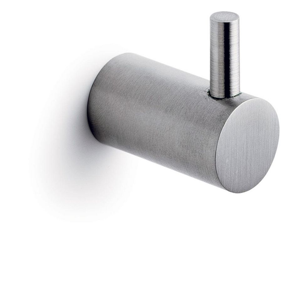 Handdoekhaakje pen 2 st. RVS