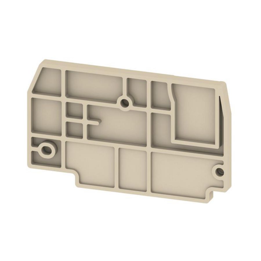 Afsluit- eindplaat (terminal) h:57.55mm b:3.25 VVE=50