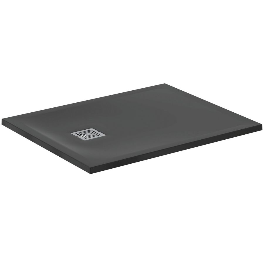 Douchebak Rechthoekig 1000x800x30mm Zwart Ultra Flat S +