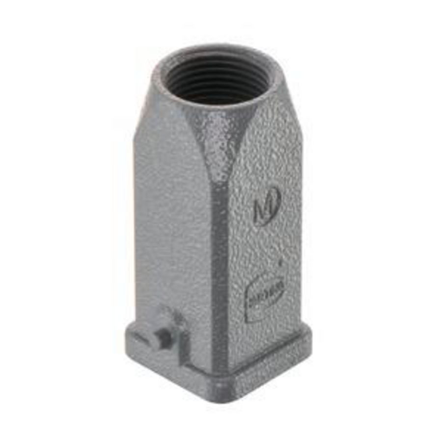 Behuizing Han A Hood Top Entry 2 Pegs M20 VVE=10