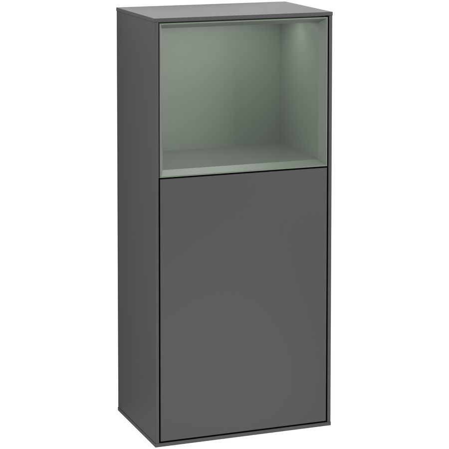 Zijkast Finion 418x936x270mm Antr. Matt Lacquer F510GMGK