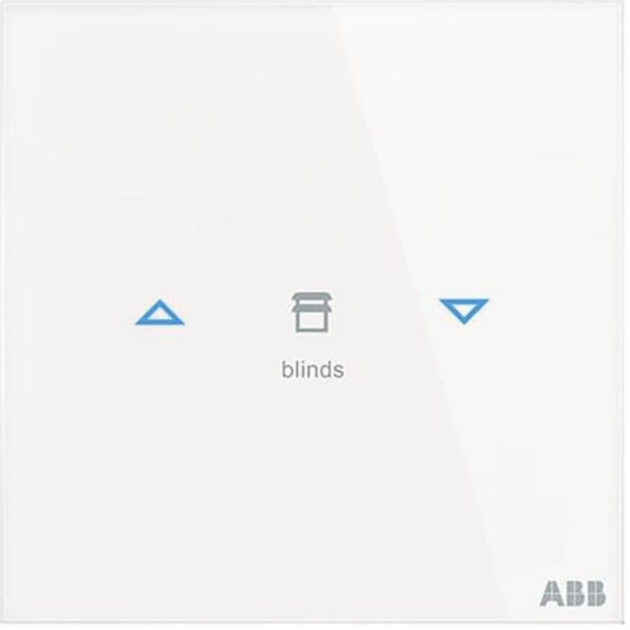 Glasstouch sensor KNX Tacteo 2 voudig horizontaal