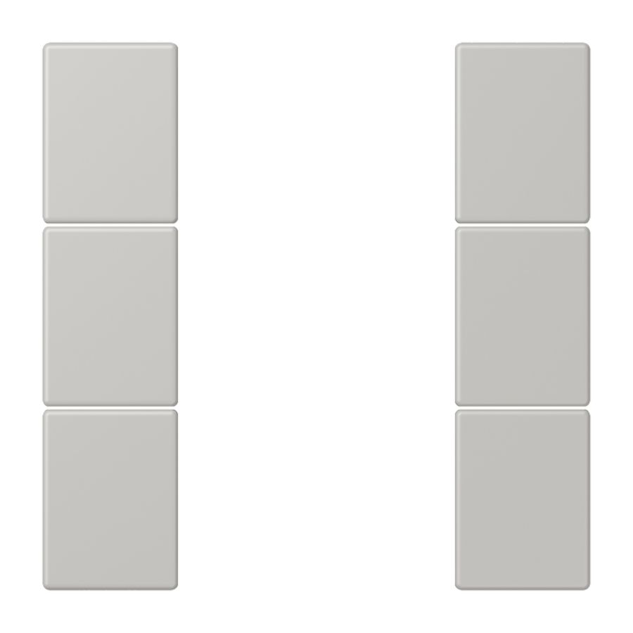 Tastafdekking F50 3-voudig compleet LC32013 KNX