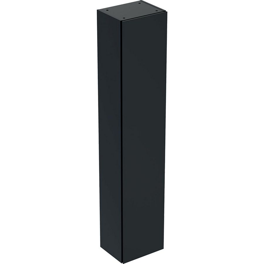 Hogekast met 1 deur 180x36cm zwart mat ONE