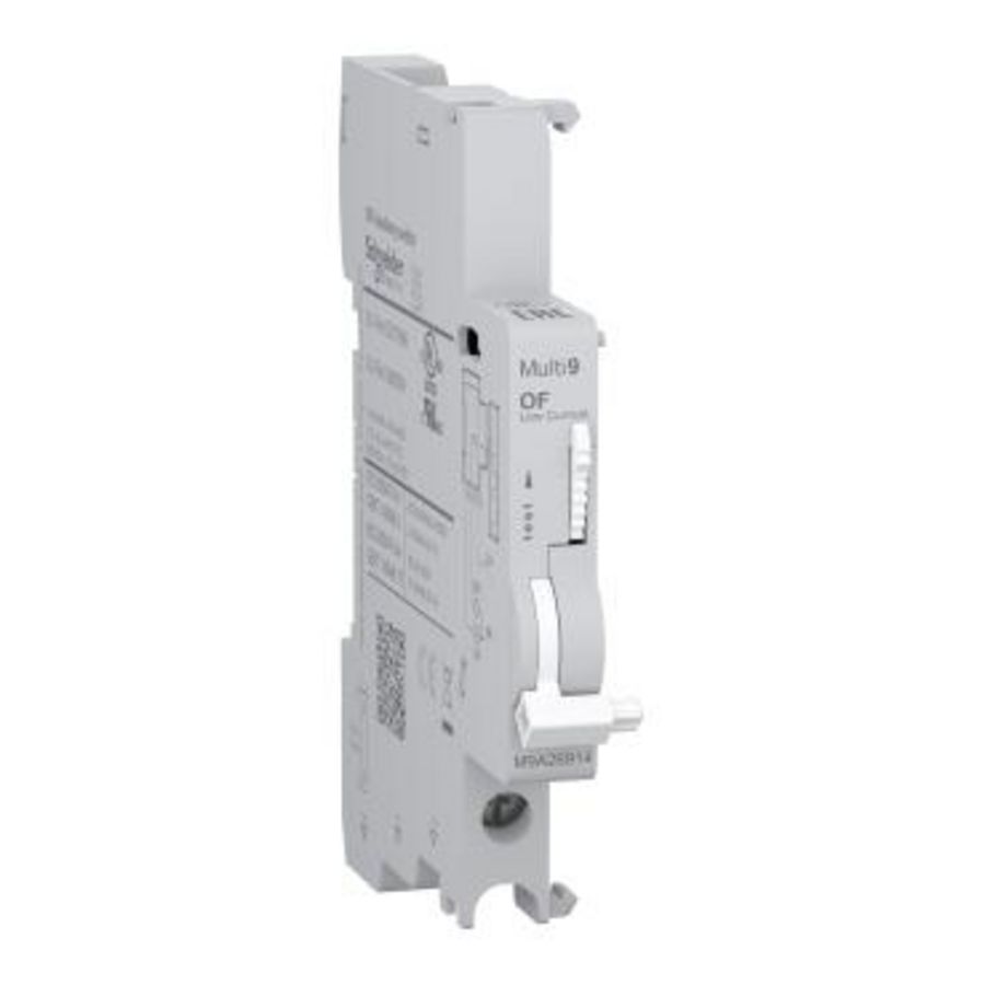 Aux. contact Multi9 M9A OF 1 C/O 2mA to 100mA 24VAC to 250VA