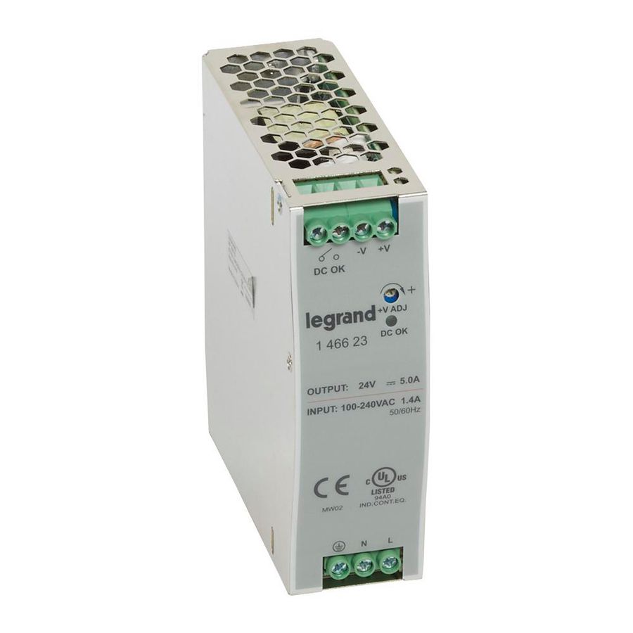 Voeding 1F 100-240VAC/24VDC 120W