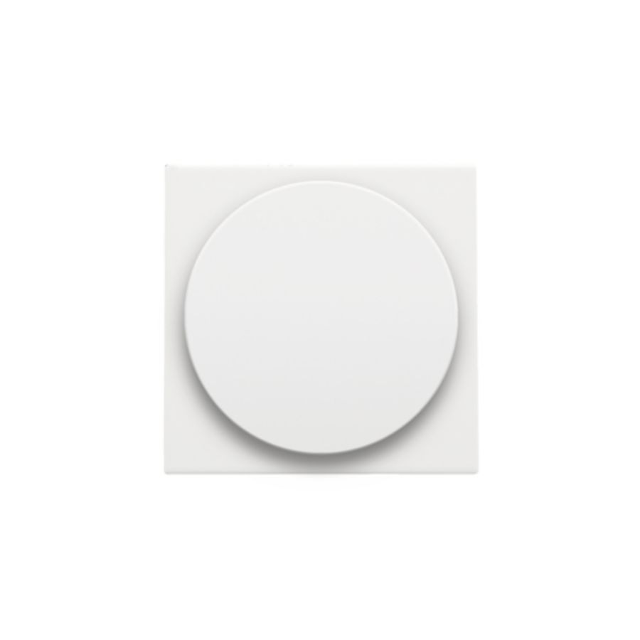 Afwerkingsset draaiknopdimmer/extensie incl.draaiknop whitec