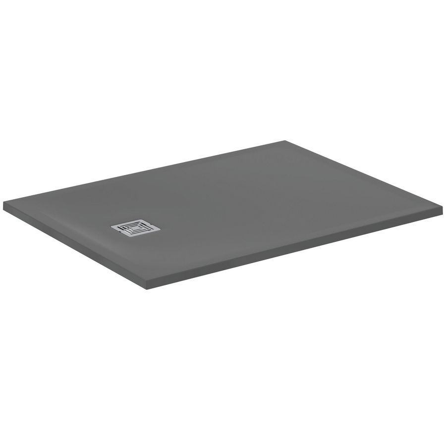 Douchebak rechthoek 1200x900x30mm Betongrijs Ultra Flat S +
