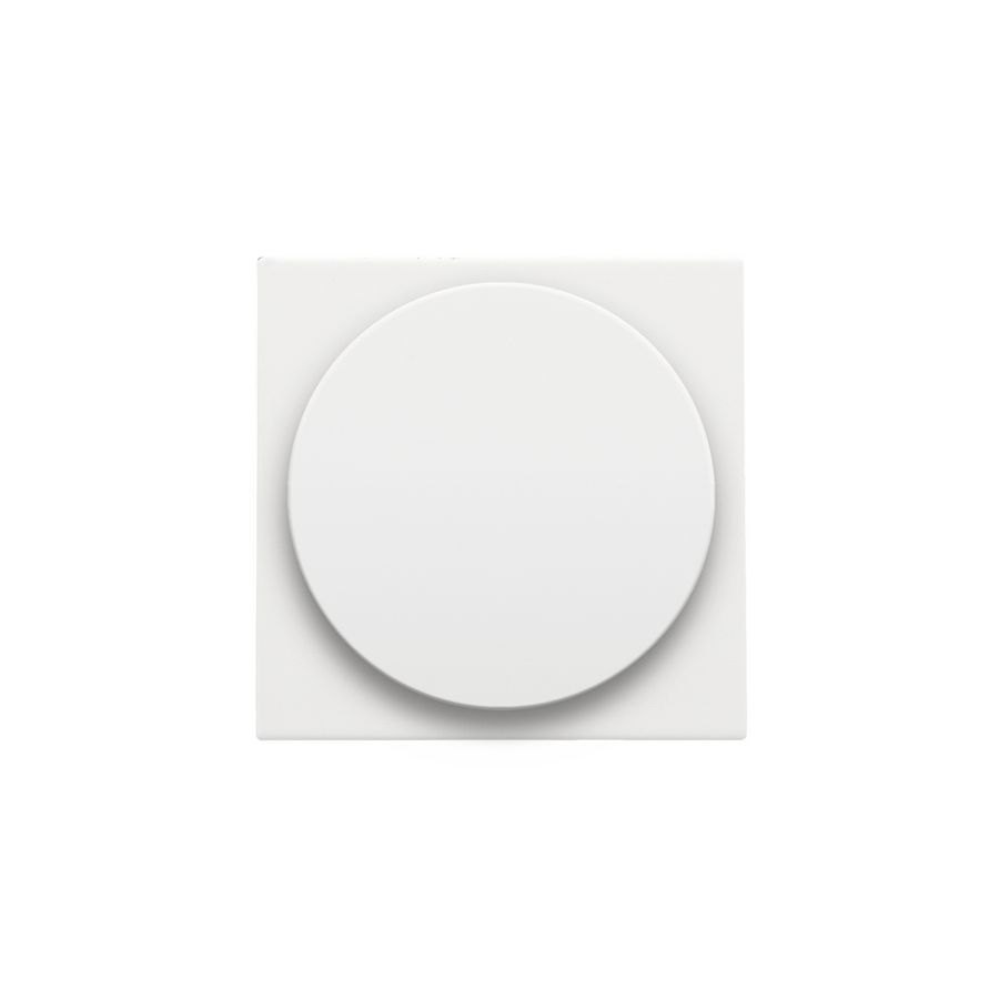 Afwerkingsset draaiknopdimmer/extensie incl.draaiknop whitec