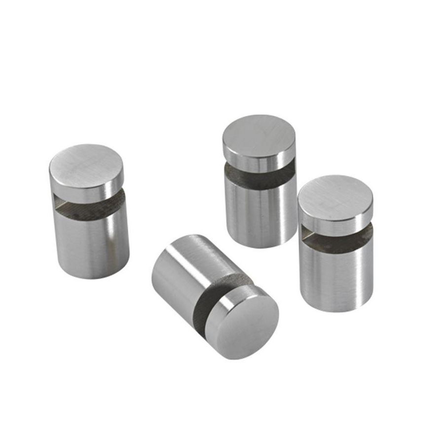 Set a 4st. Spiegelhouder RVS