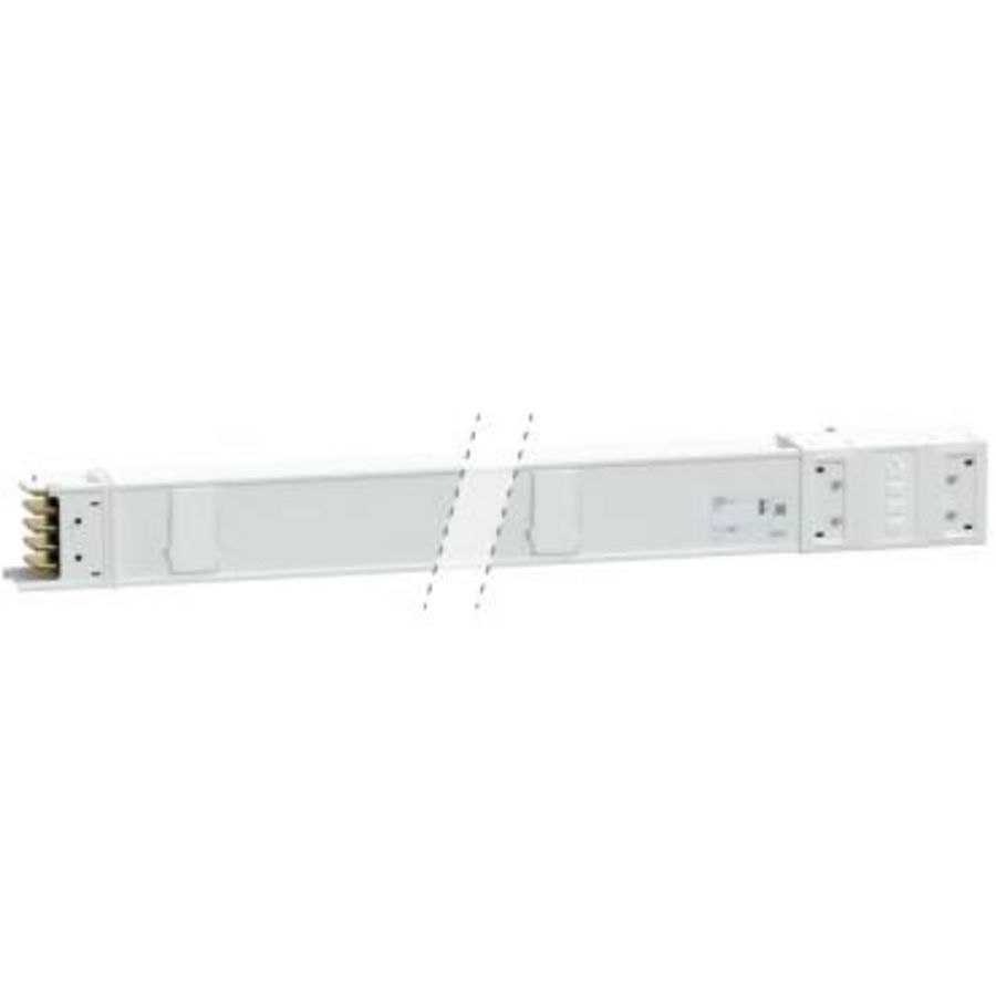Recht element 500A 3m 3L+N+PE Wit 10 Aftakkinge Canalis KS