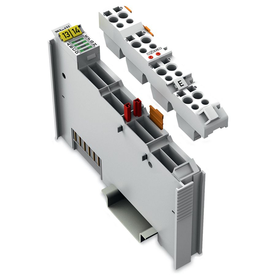 8-kanaals digitale ingang DC 24V 0,2ms lichtgrijs