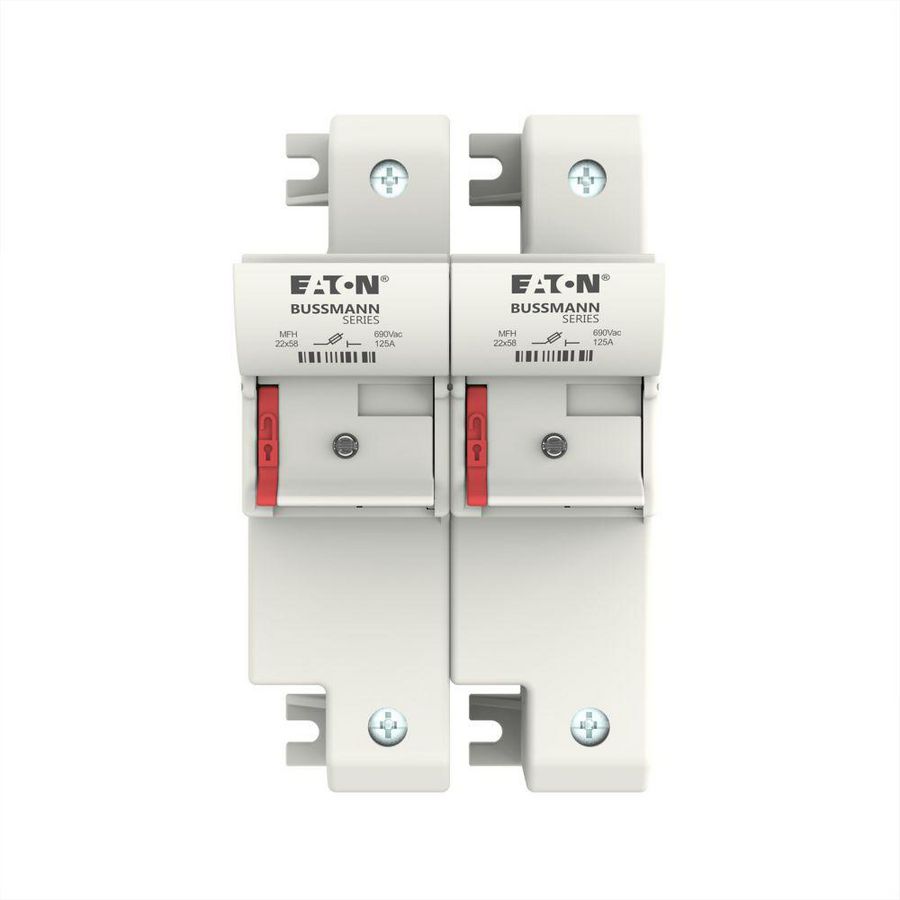 Zekeringhouder laagspan.125A AC 690V 22x58mm 2P IEC DI VVE=3