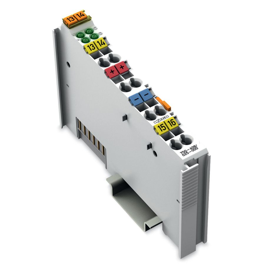 4-kanaals digitale ingang DC 24V 3ms lichtgrijs