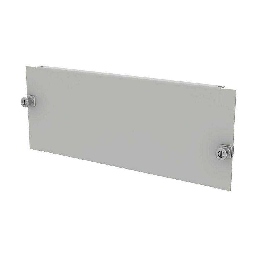 Frontplaat MSW kastbreedte 400mm H=125mm blind ProfiSNAP