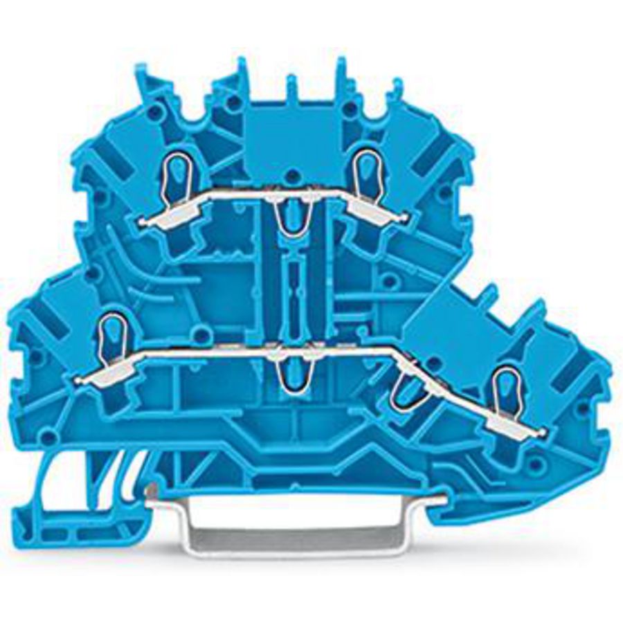 2-etageklem Rijg-/rijgklem N/N blauw 2000-2204 VVE=50