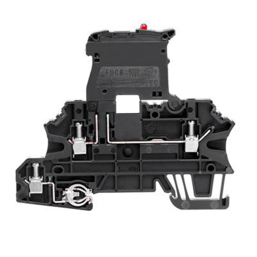 Zekeringsklem zw. 2.5mm2 6.3 A 36 Vr 1163050000 VVE=50