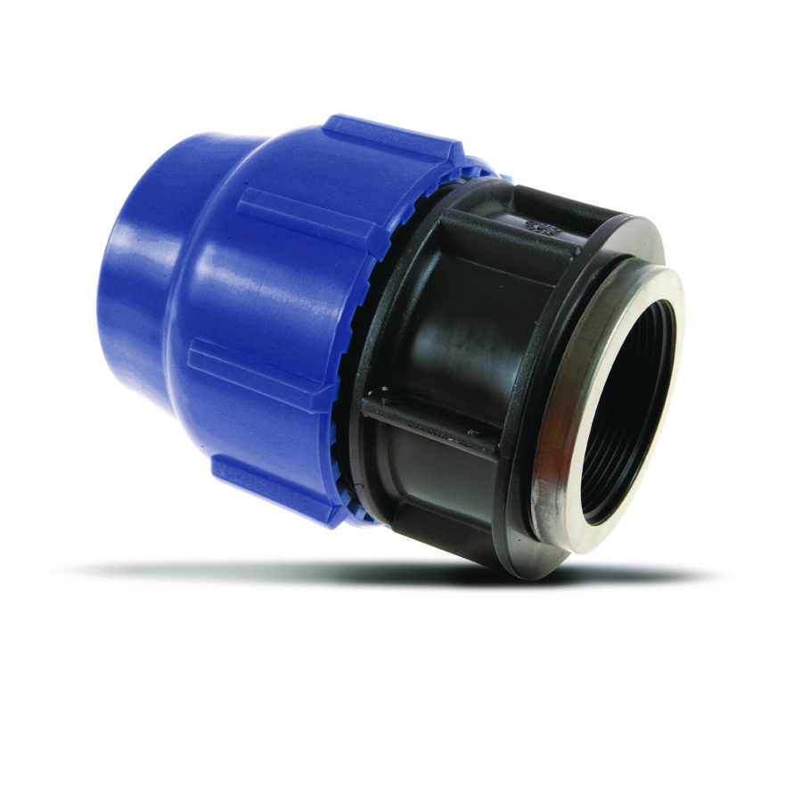 Schroefbus PP tyleen klem 16x3/4"bi. PN16