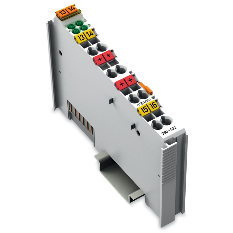 4-kanaals digitale ingang DC 24V 3ms lichtgrijs