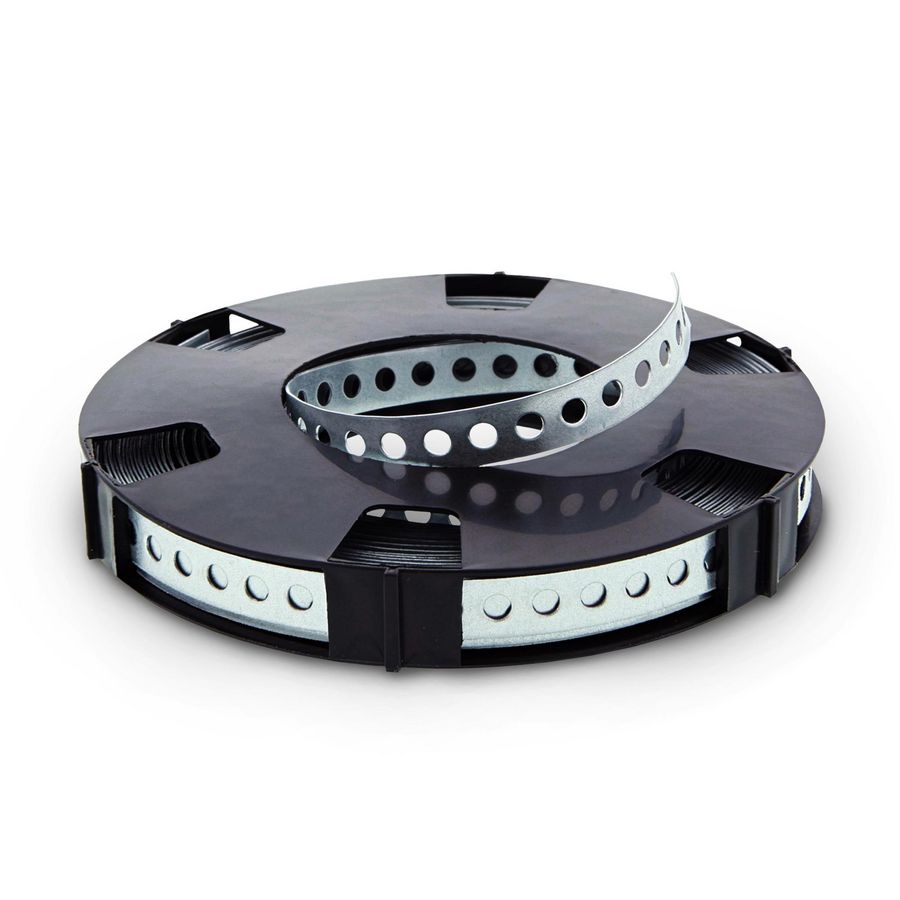 Doos a 10m. metalen bevestigingsband