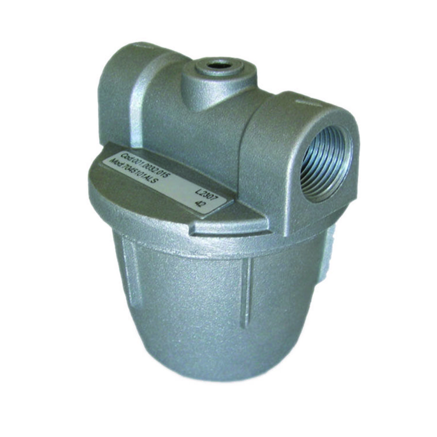 Oliefilter 70451/01AL F/F 3/8" PN2 RVS 100mu. Tmax 90gr.C