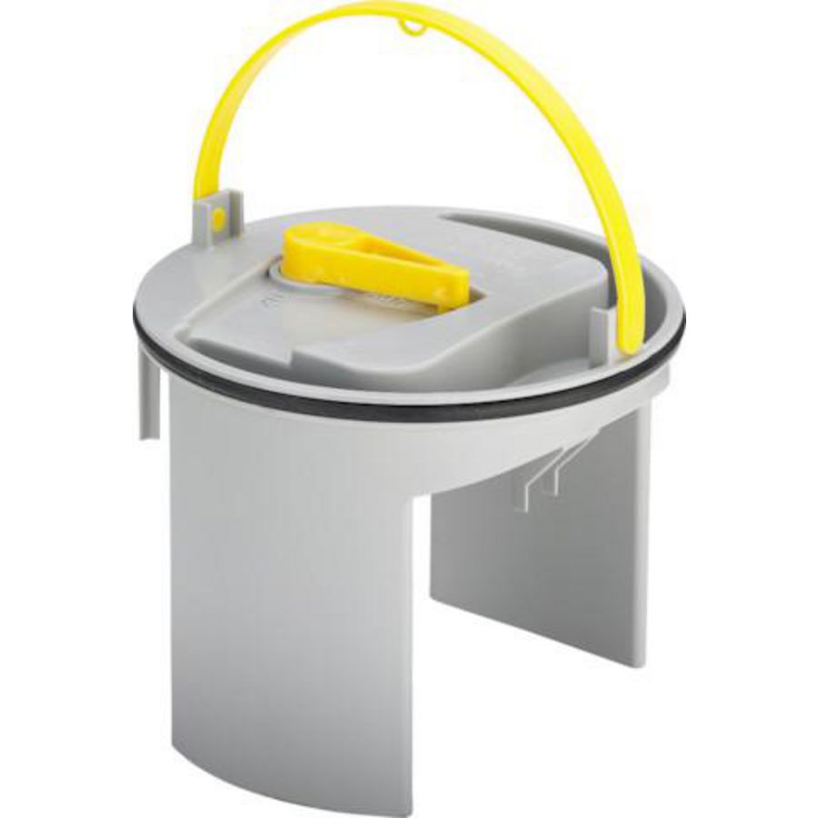 Sifon 190mm kunststof/grijs