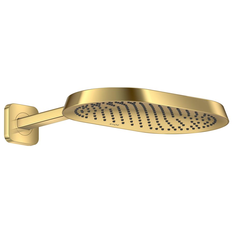 Hoofddouche AXOR ShowerSphere 370/220 1 straalsoort EcoSmart Polished Gold-Optic