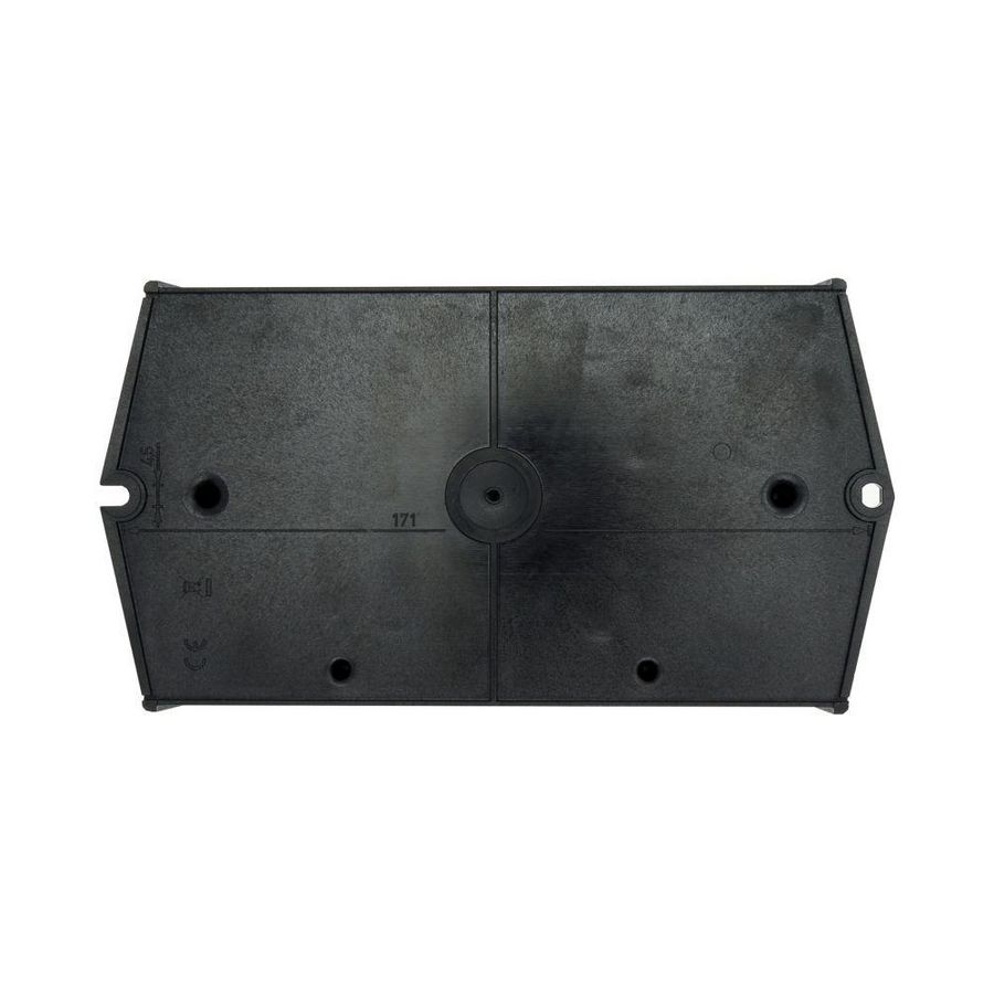 Kast kunststof Ci-K 160x100x100mm+montagerail uitbreekopenin