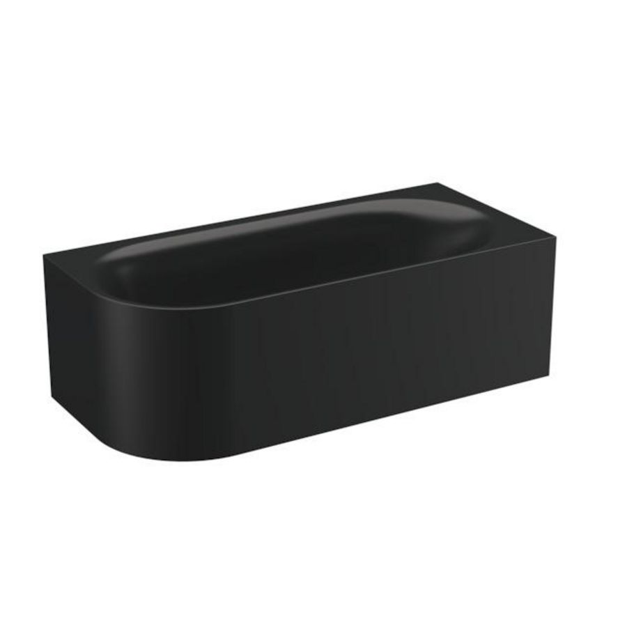 Bad BetteLux Oval V Silhouette 1750×800mm Ebony