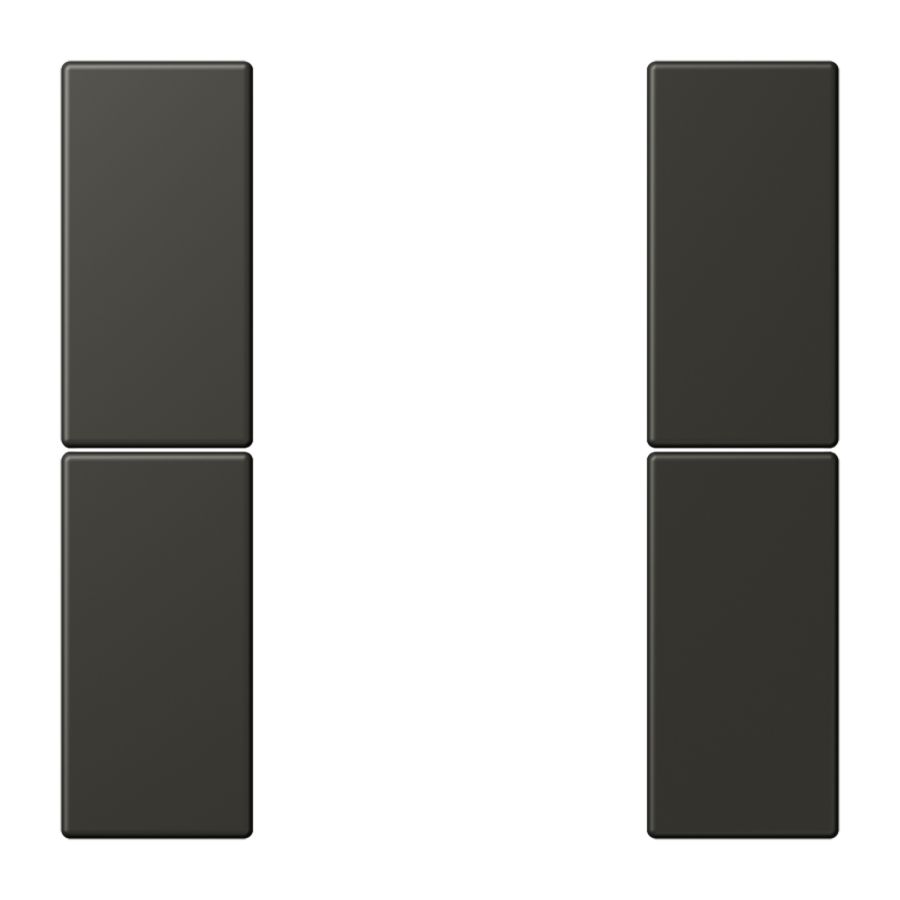 Tastafdekking F50 2-voudig compleet LC4320R KNX