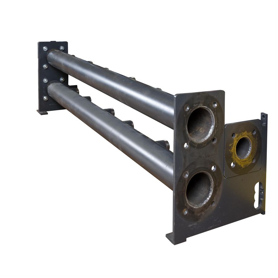 Verzamelleiding DN100 - 2 ketels tbv Quinta Ace 45-115kW