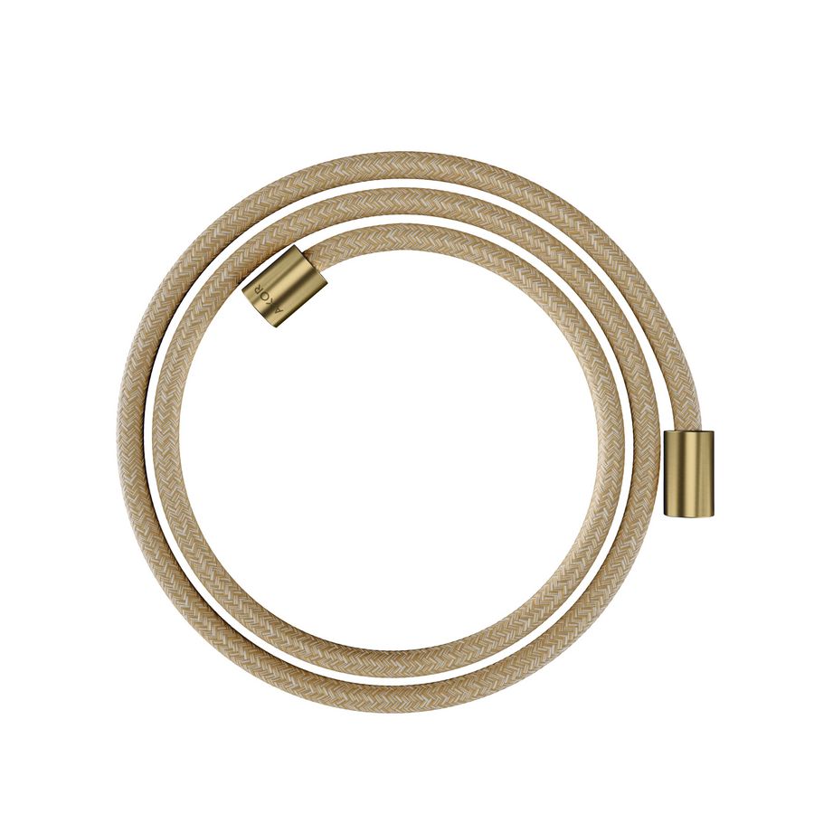 AXOR ShowerSolutions Textiel doucheslang 160cmmet conische en cylindrische moer Brushed Brass 28261950