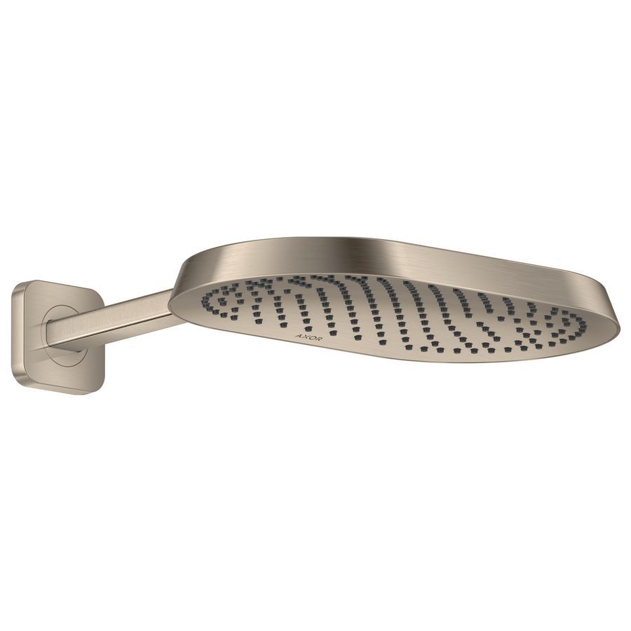 Hoofddouche AXOR ShowerSphere 370/220 1 straalsoort EcoSmart Brushed Nickel