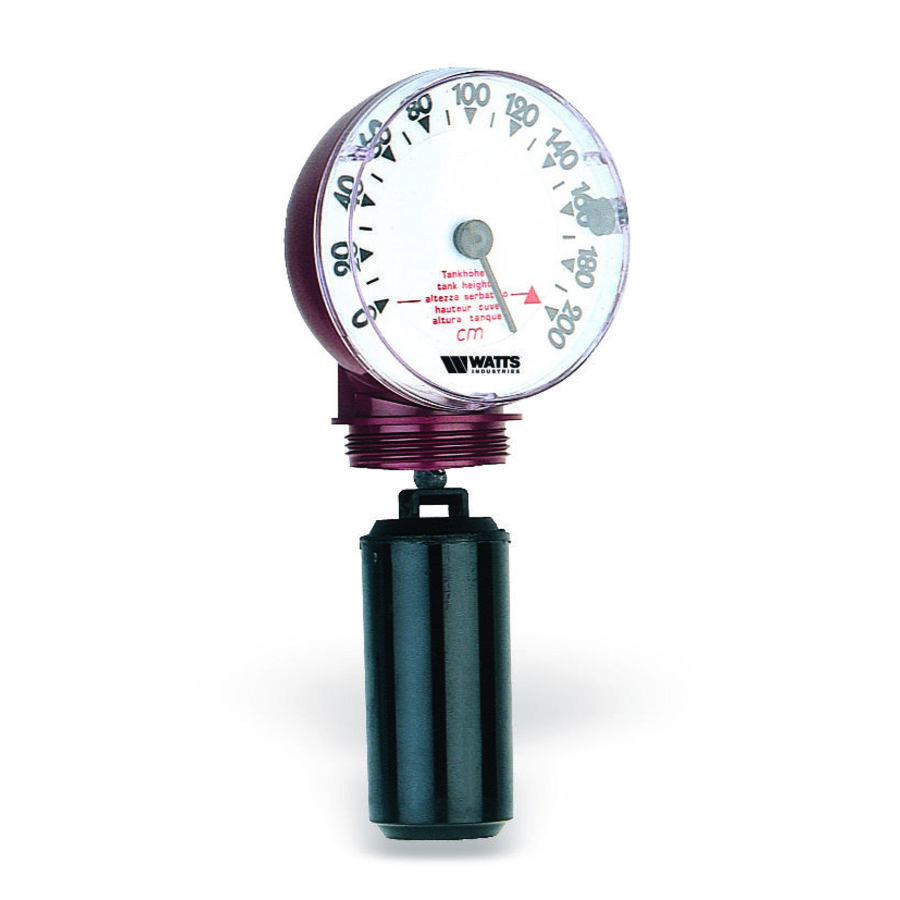Peilmeter Mechanisch Verticaal MECA M200V M 1"1/2