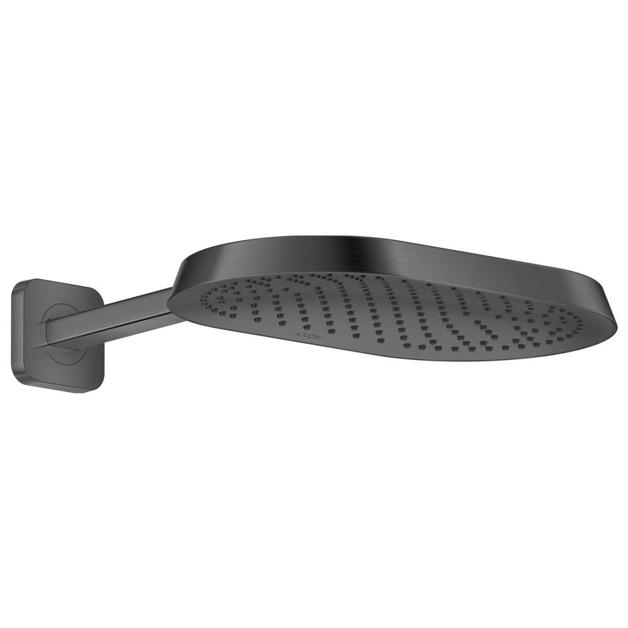 Hoofddouche AXOR ShowerSphere 370/220 1 straalsoort EcoSmart Brushed Black Chrome