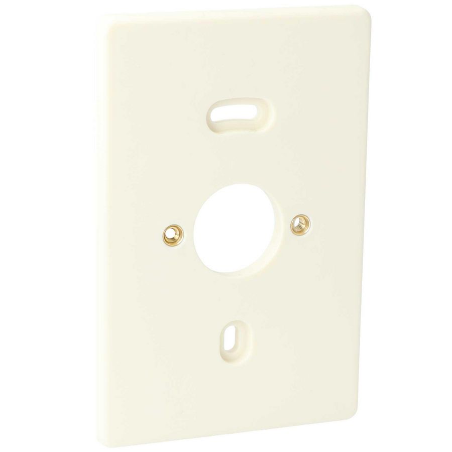 Montageplaat vlak TMK creme 79x121mm