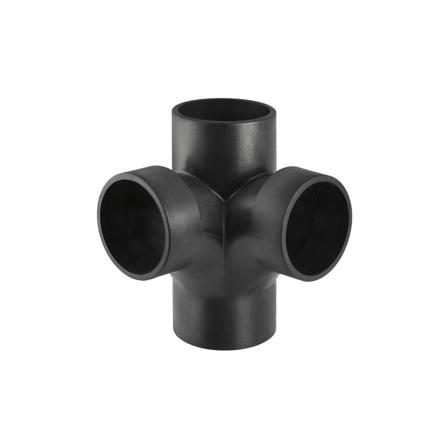 T-stuk dubbel stroom 90° 110mm polyethyleen (PE) Silent-db20 geluidsarm