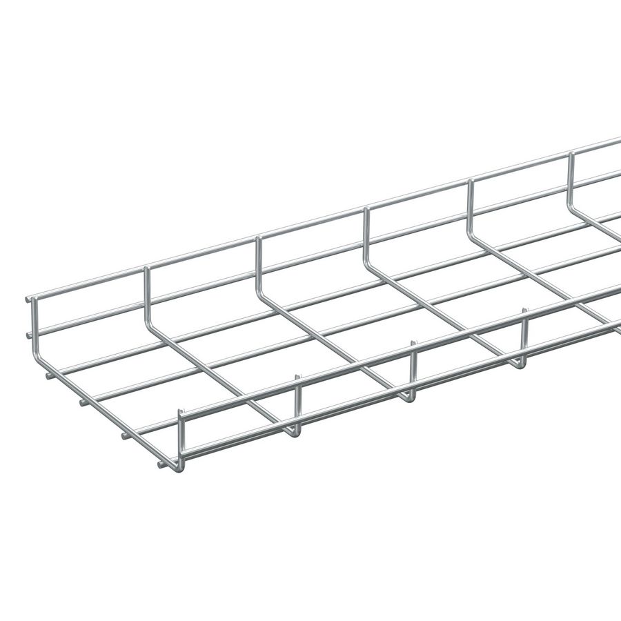 Lengte a 2,5m. Draadgoot 220/60-Ø5mm elektrolytisch verzinkt