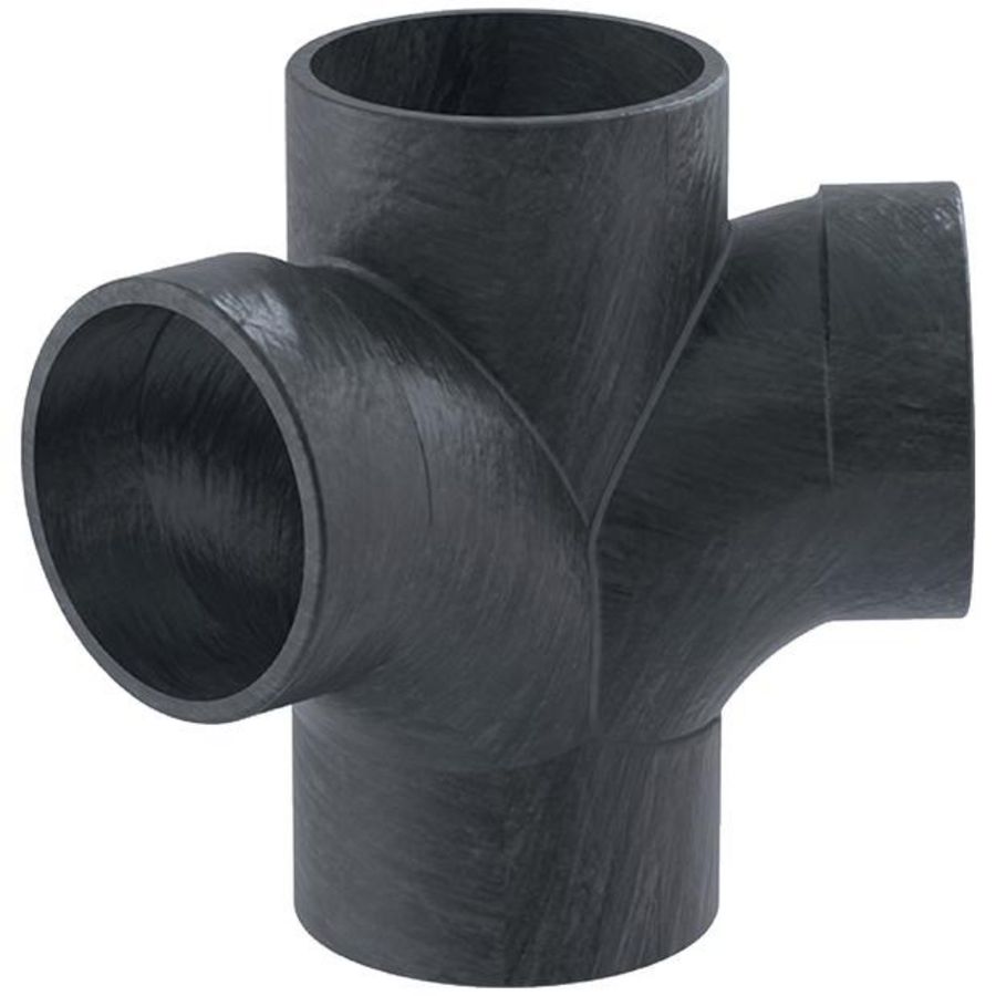 T-stuk dubbel hoek (135°) 88,5° 110mm polyethyleen (PE) Silent-db20 geluidsarm