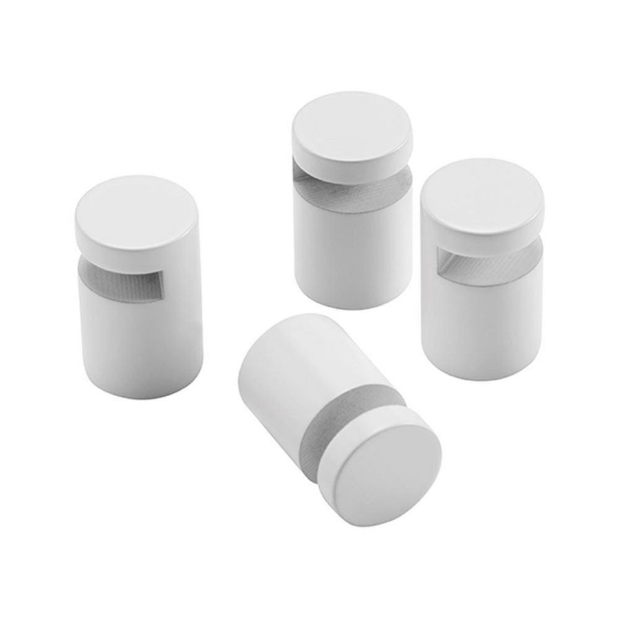 Set a 4st. Spiegelhouder mat wit