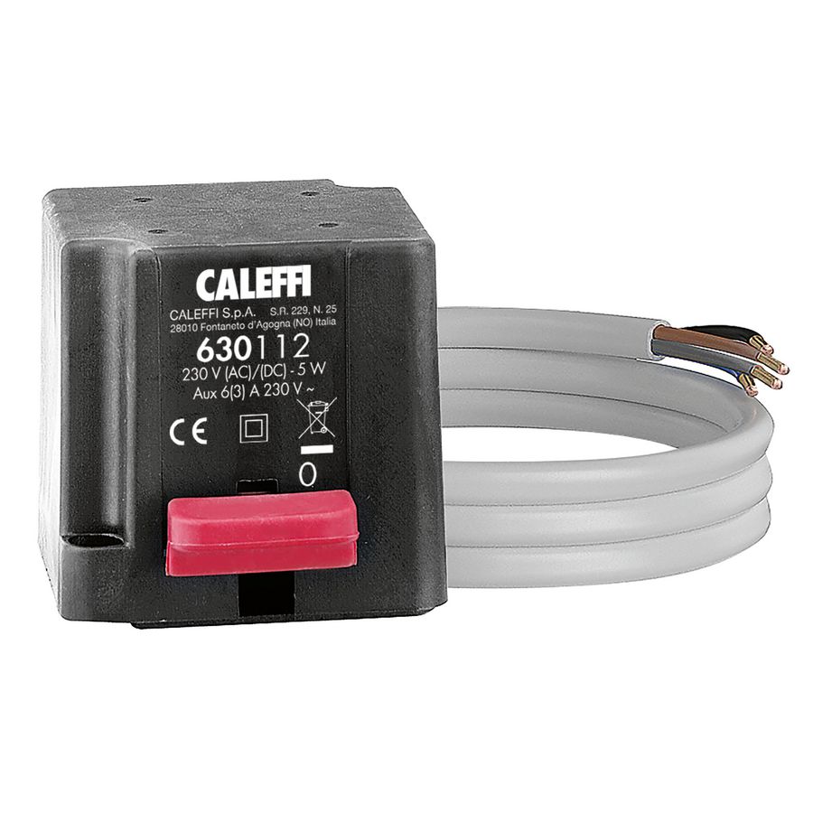 Electrothermische servomotor man. bed. microschakelaar 220v