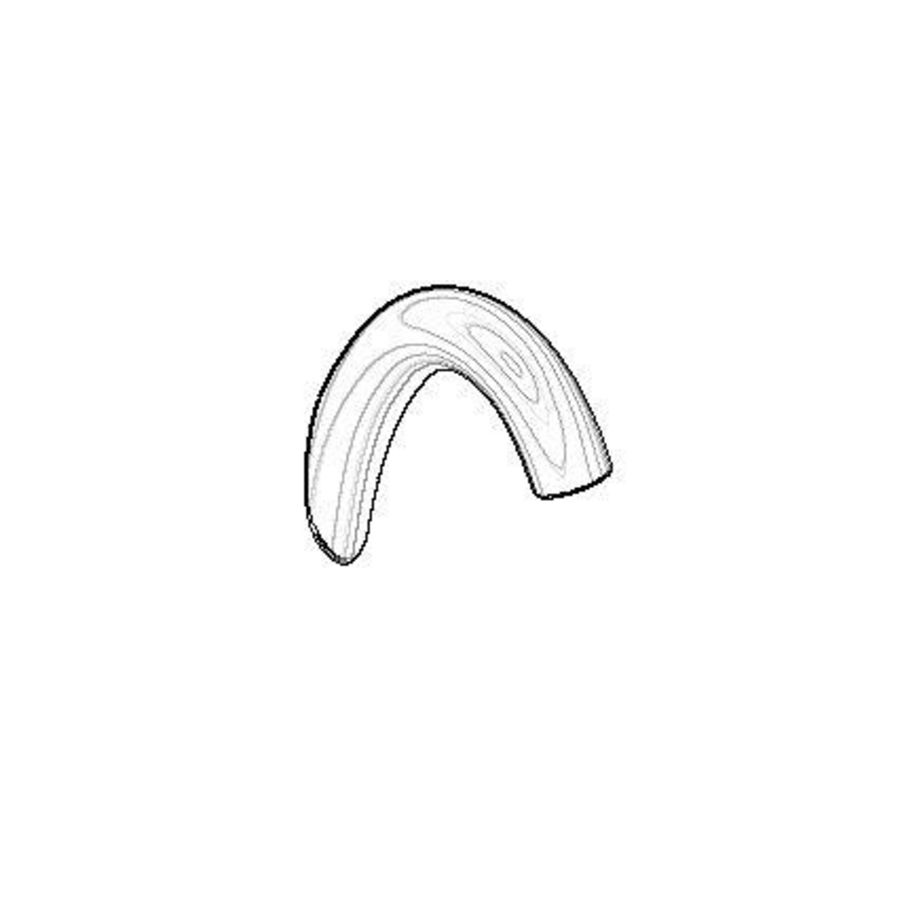 Uitloop 121,5x132x26,5mm chr