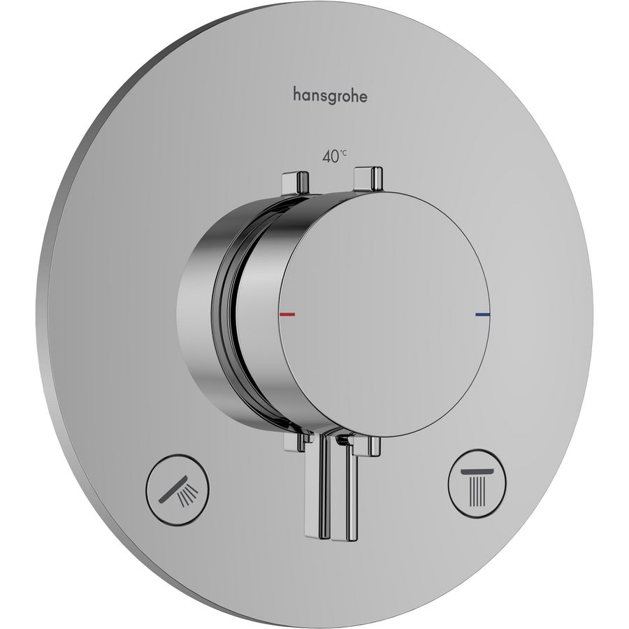 Inbouwthermostaat Ecostat Comfort S 2 functies chroom