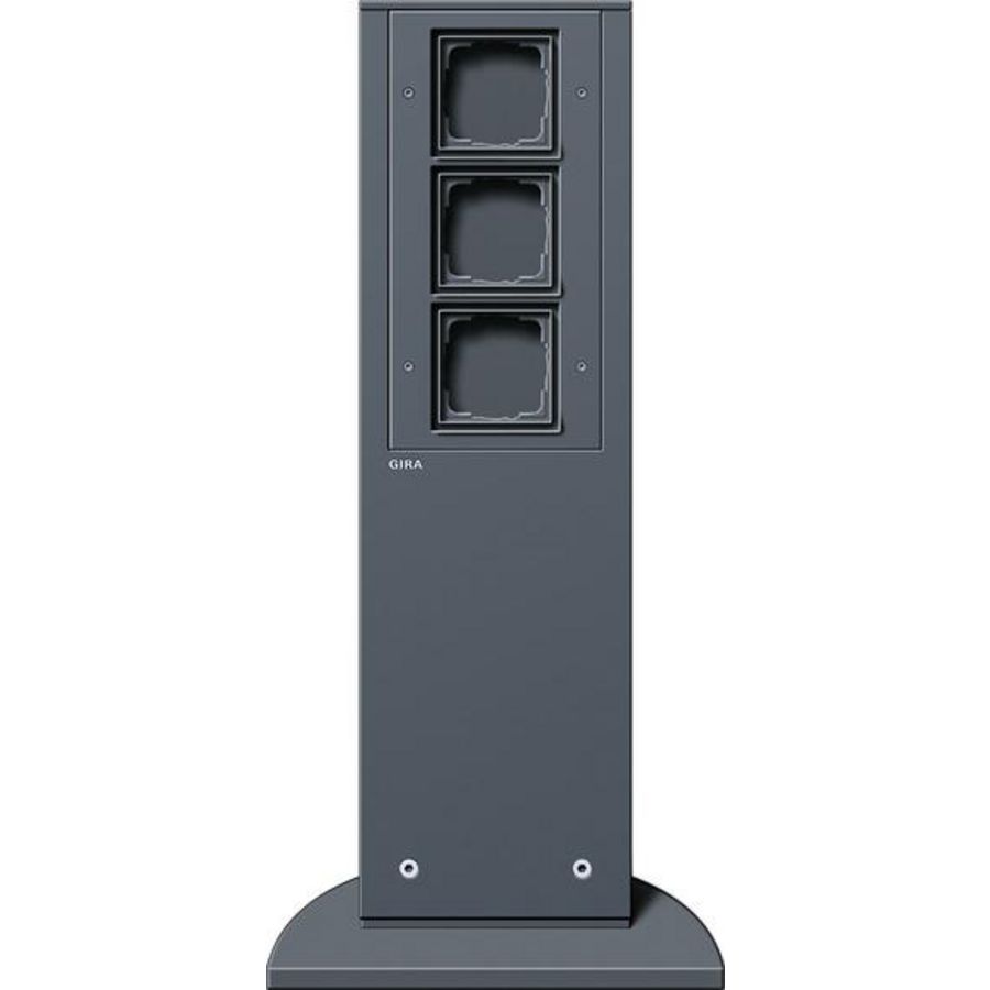E-zuil 3x lege unit 491mm Gira energiezuil antraciet