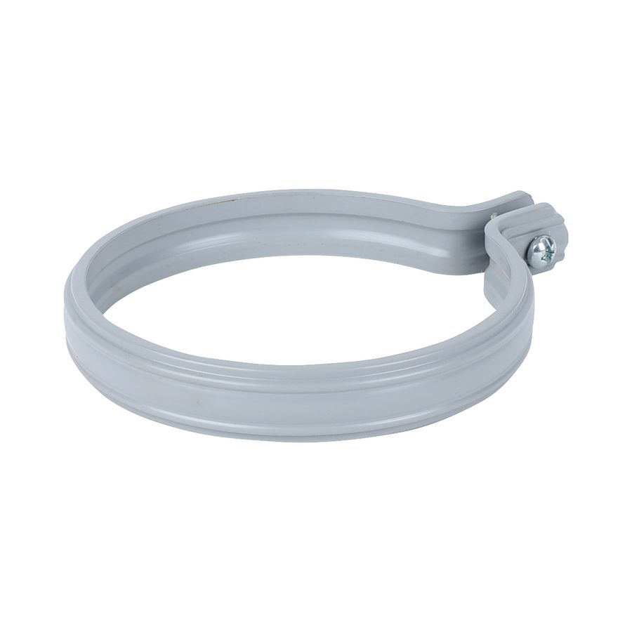 Ophangbeugel PVC grijs 110mm B1-model zwaar excl. pen VVE=15