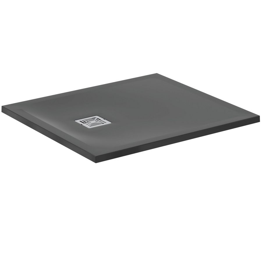 Douchebak rechthoekig 900x800x30mm zwart ultra flat s +