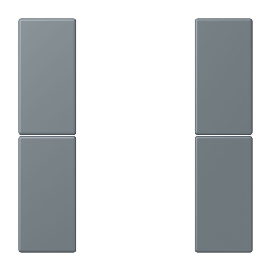 Tastafdekking F50 2-voudig compleet LC4320H KNX